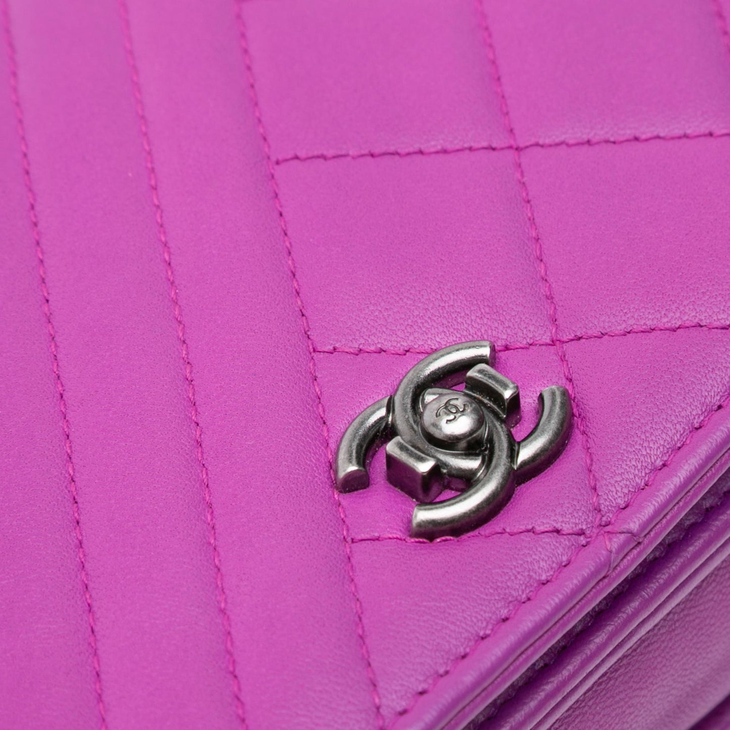 Chanel Lambskin Coco Boy Wallet On Chain