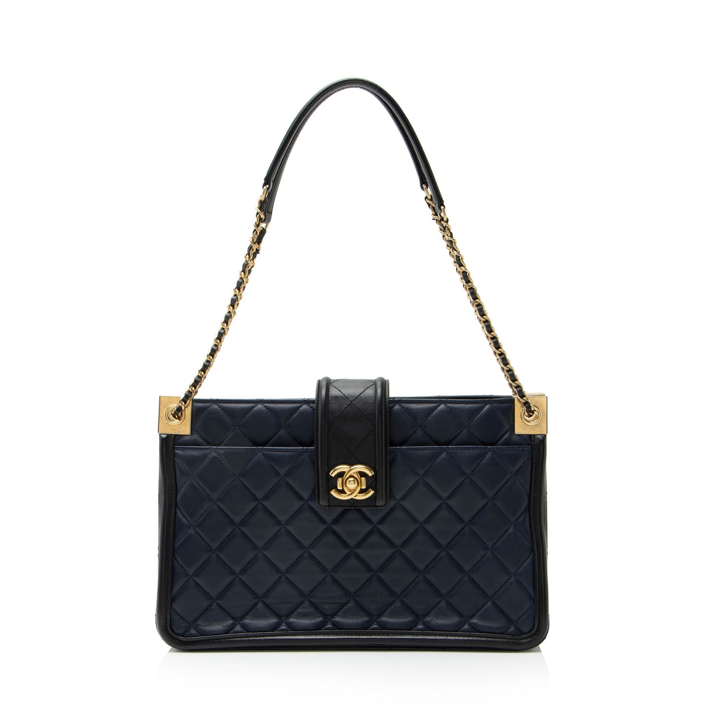 Chanel Lambskin Elegant CC Large Shopping Tote