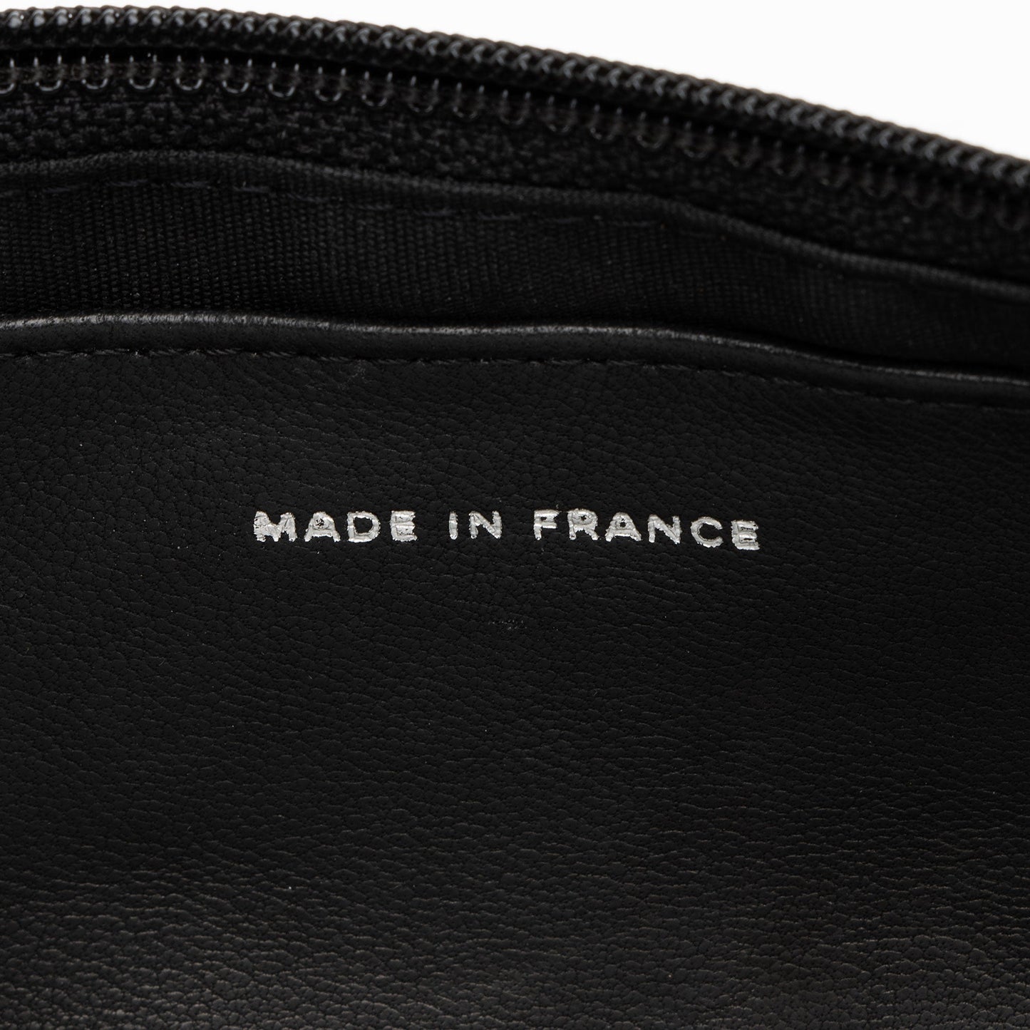 Chanel Lambskin Half Moon Wallet on Chain
