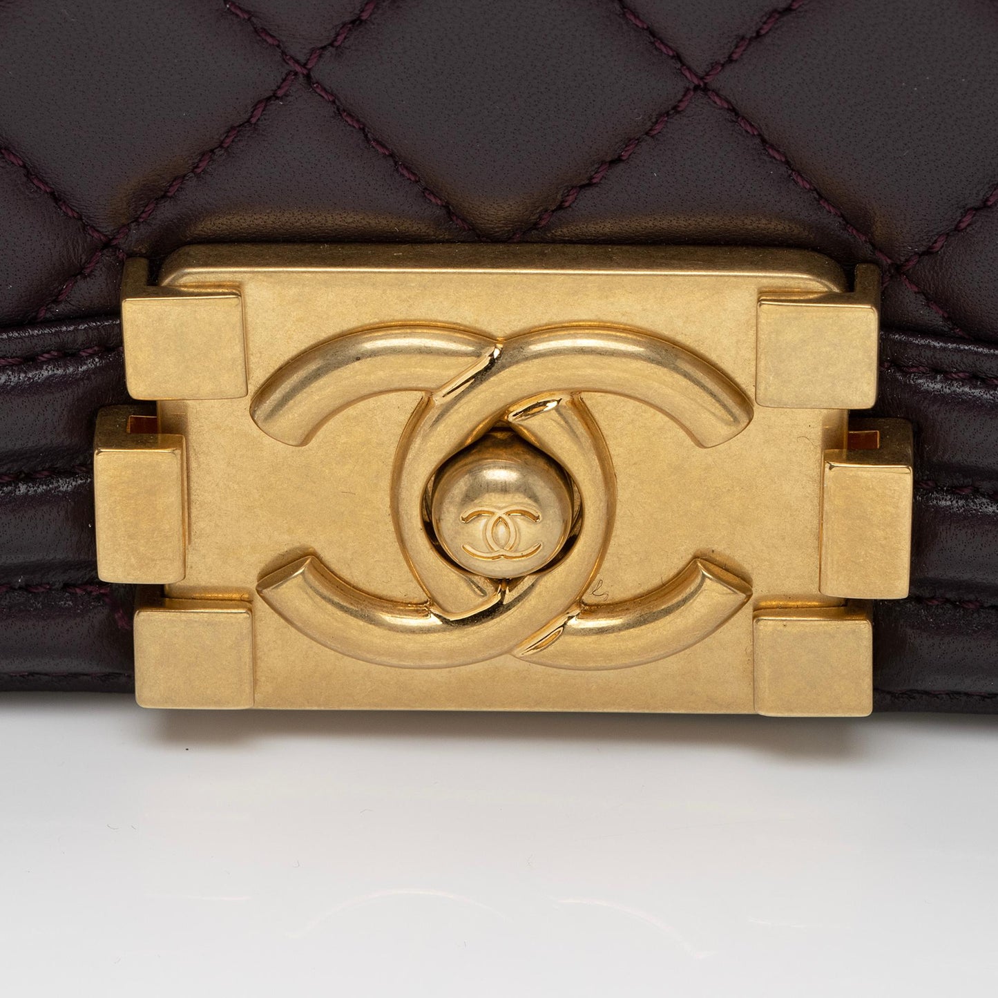 Chanel Lambskin Old Medium Boy Bag
