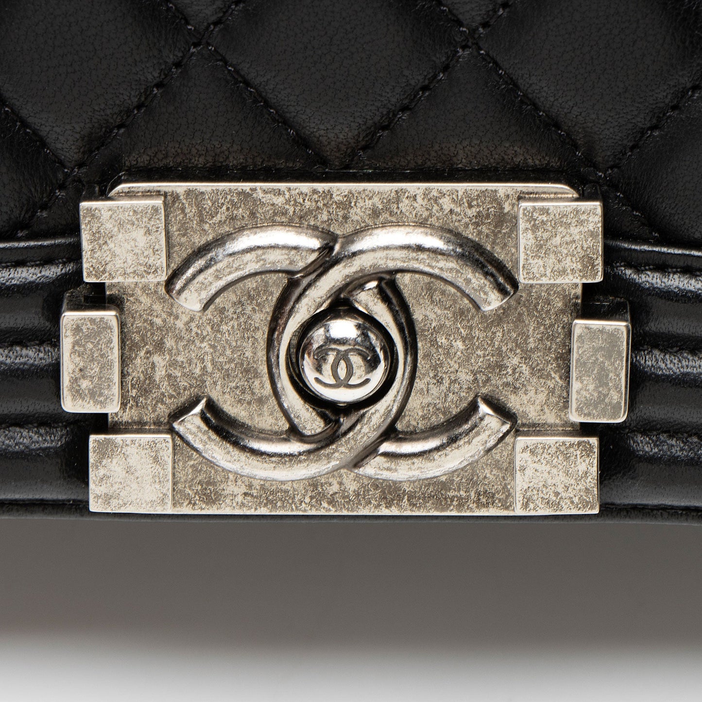 Chanel Lambskin Old Medium Boy Bag