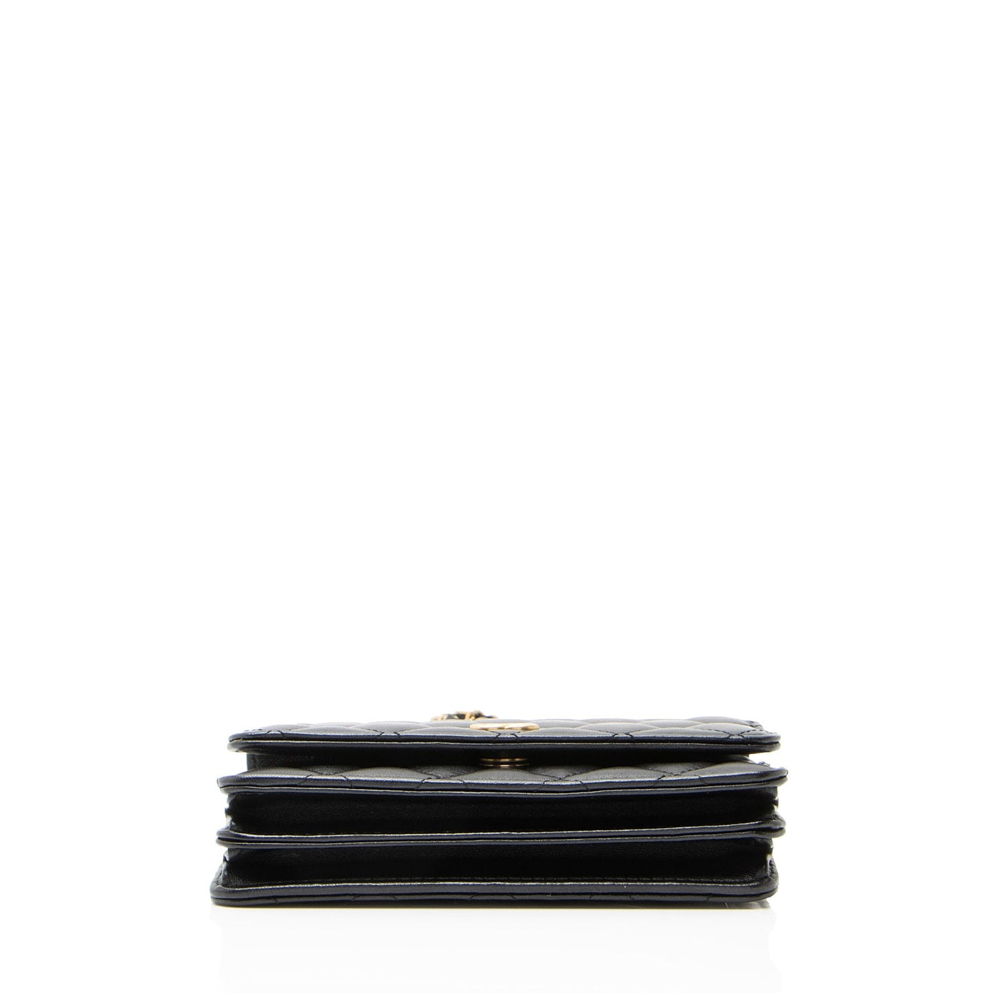 Chanel Lambskin Romance Mini Wallet on Chain