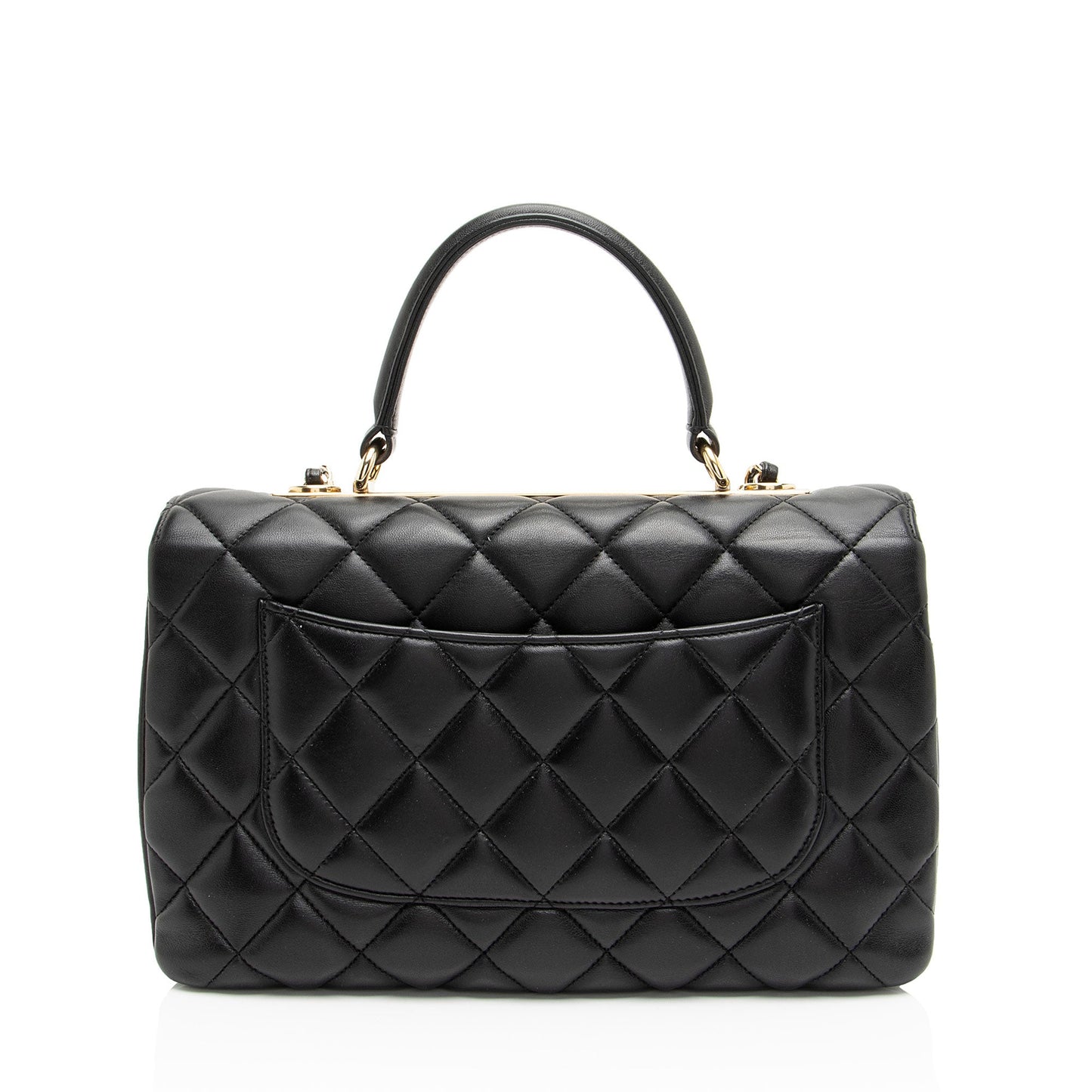 Chanel Lambskin Trendy CC Medium Top Handle