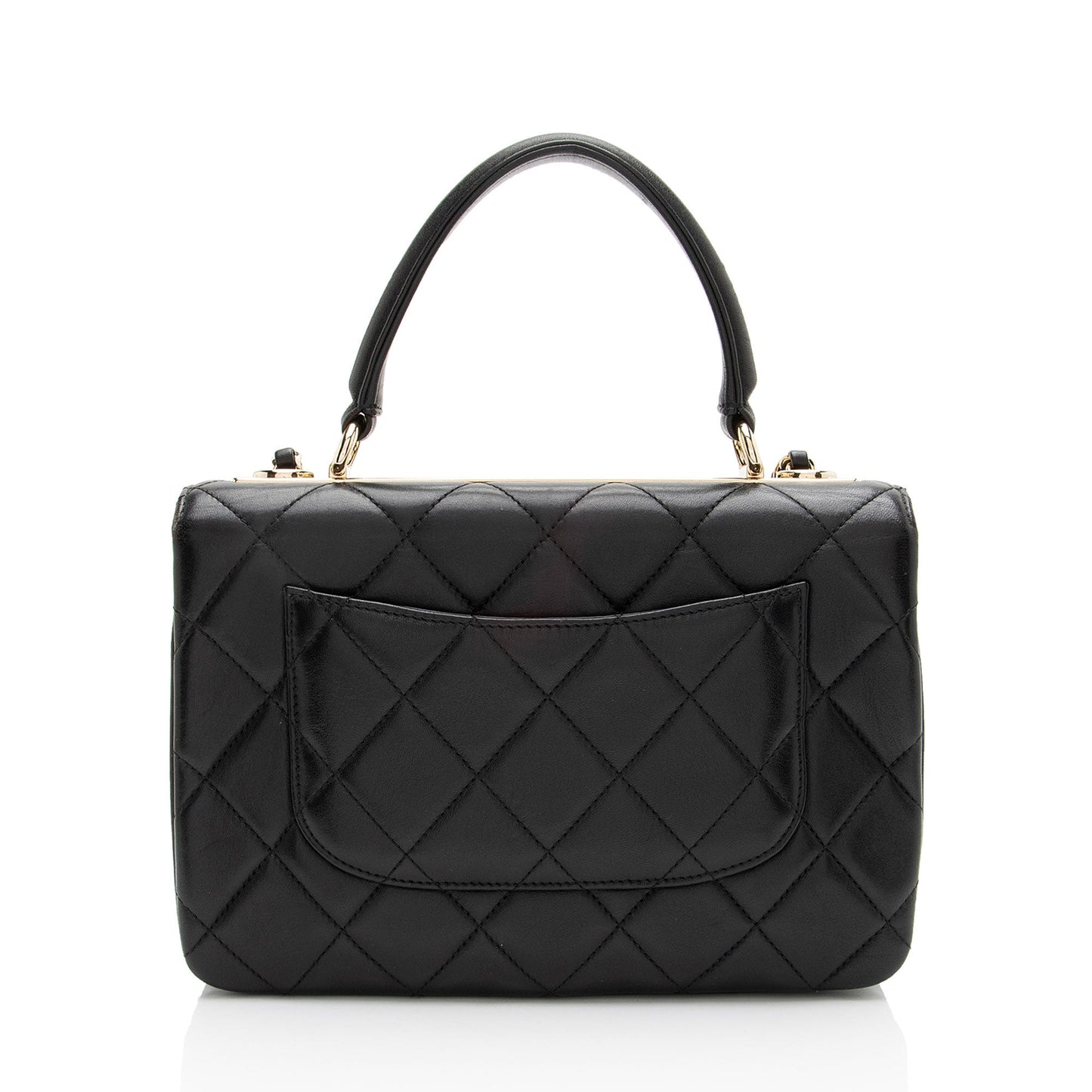 Chanel Lambskin Trendy CC Small Top Handle