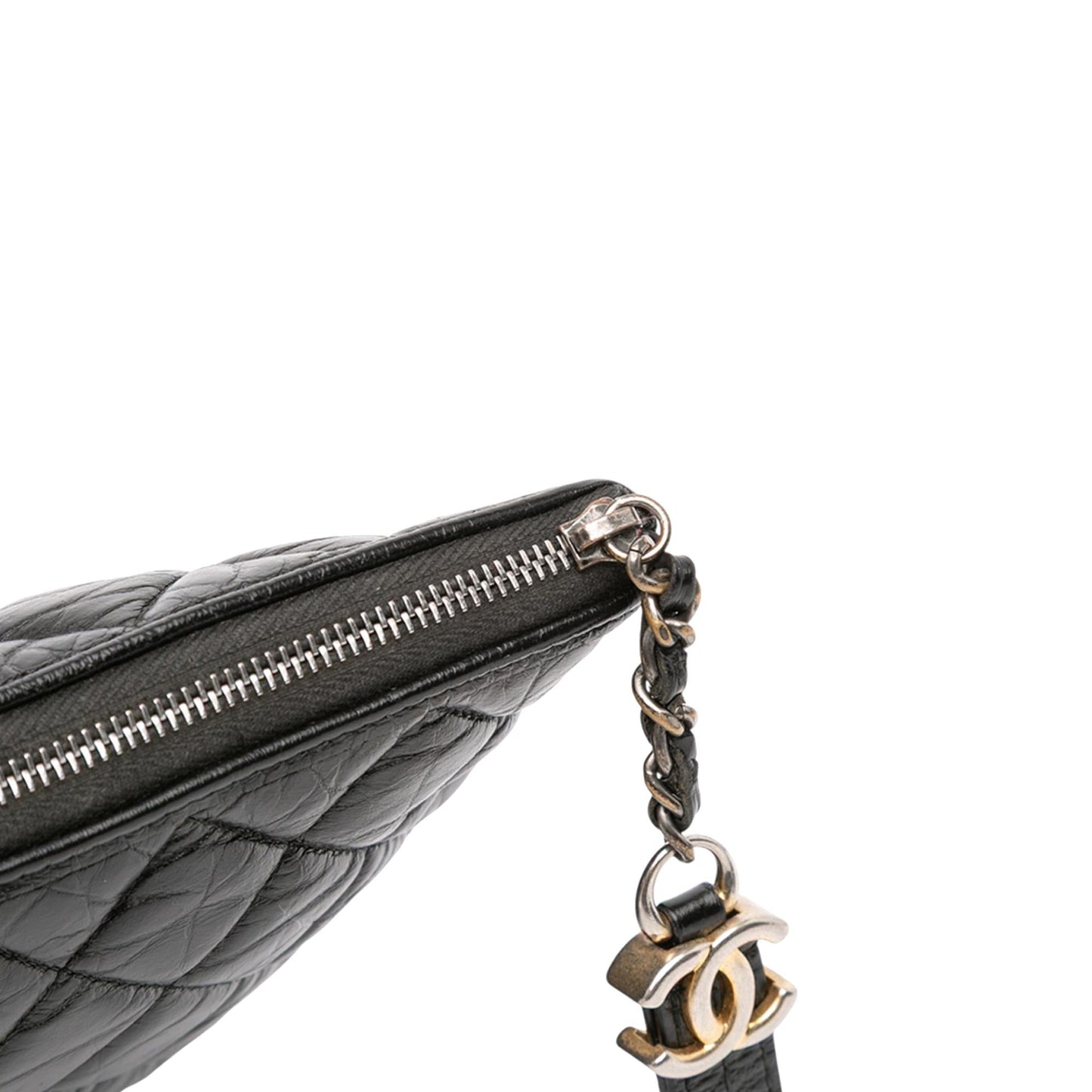Chanel Large Aged Calfskin Gabrielle O Case Clutch