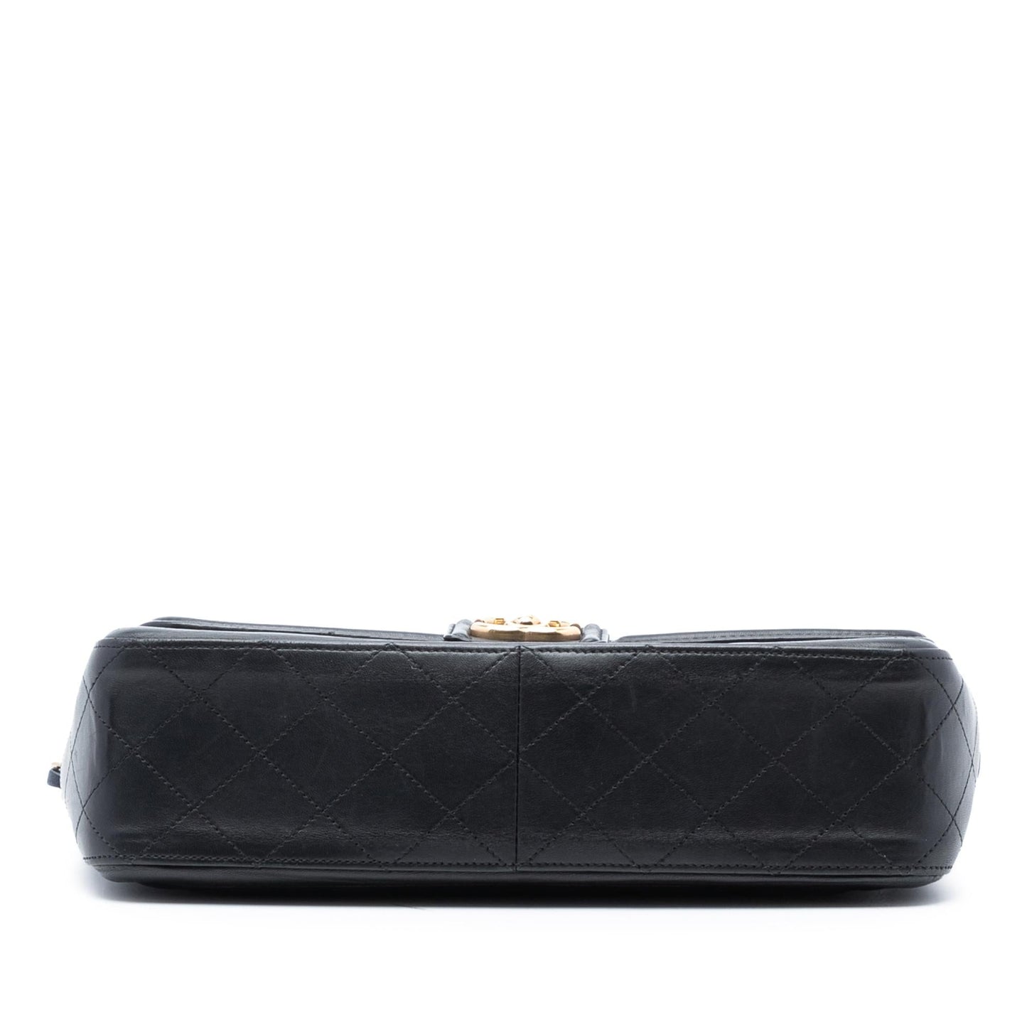 Chanel Large Bicolor Quilted Lambskin Elegant CC Flap