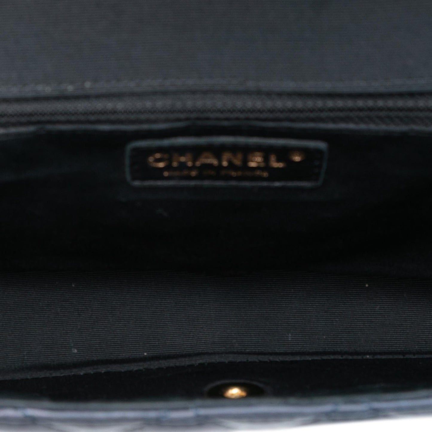 Chanel Large Bicolor Quilted Lambskin Elegant CC Flap