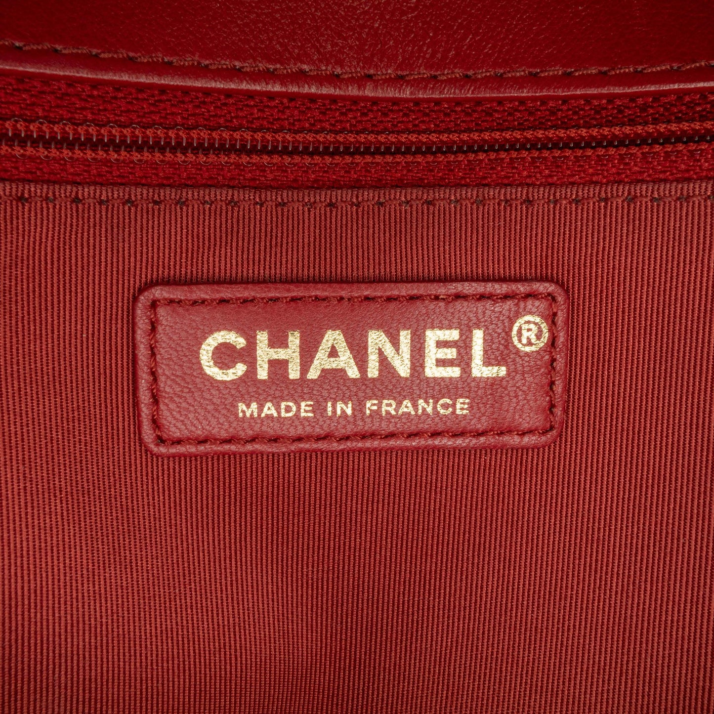 Chanel Large Calfskin Boy Chain Around Top Handle Flap (SHG-PLnRDp)