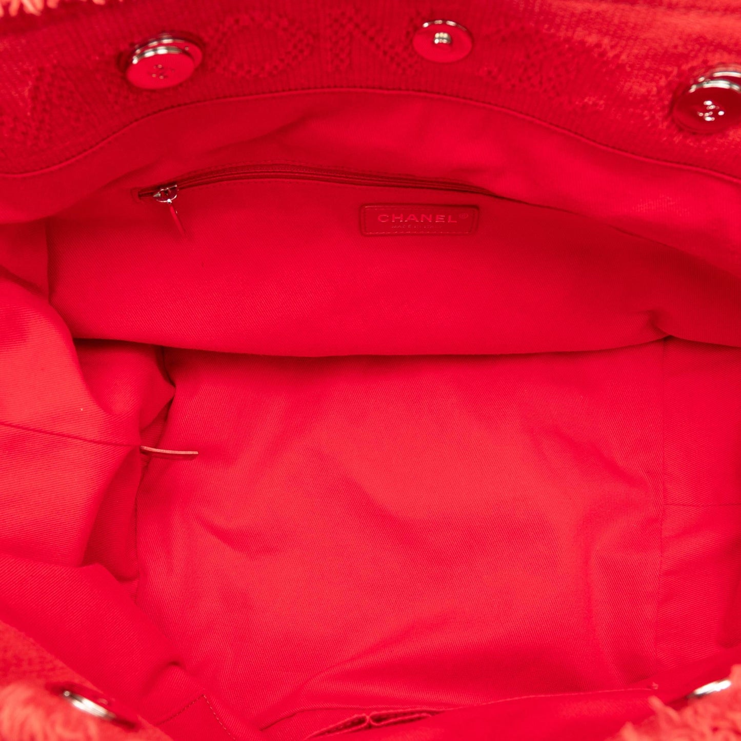 Chanel Large Double Face Shopping Tote (SHG-glNdPI)