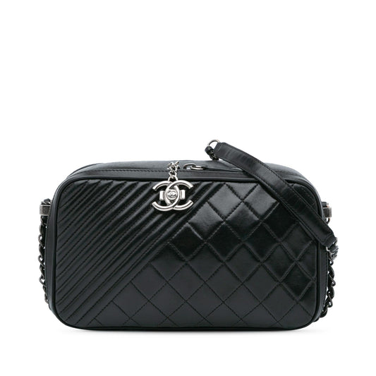 Chanel Large Lambskin Coco Boy Camera Bag