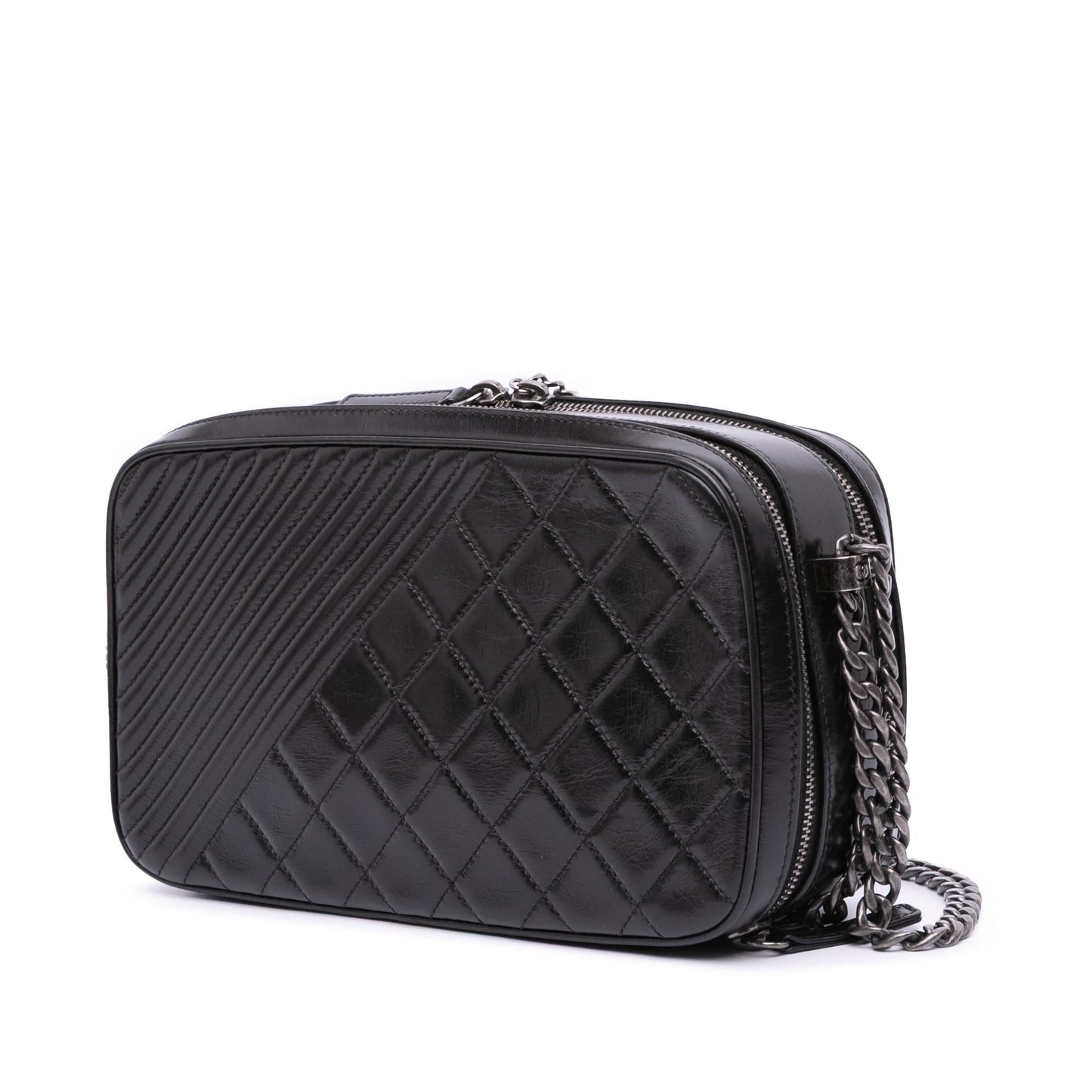 Chanel Large Lambskin Coco Boy Camera Bag