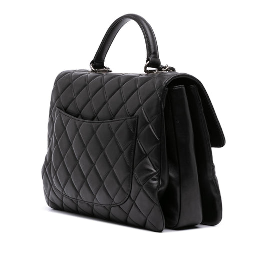 Chanel Large Lambskin Trendy CC Top Handle Bag