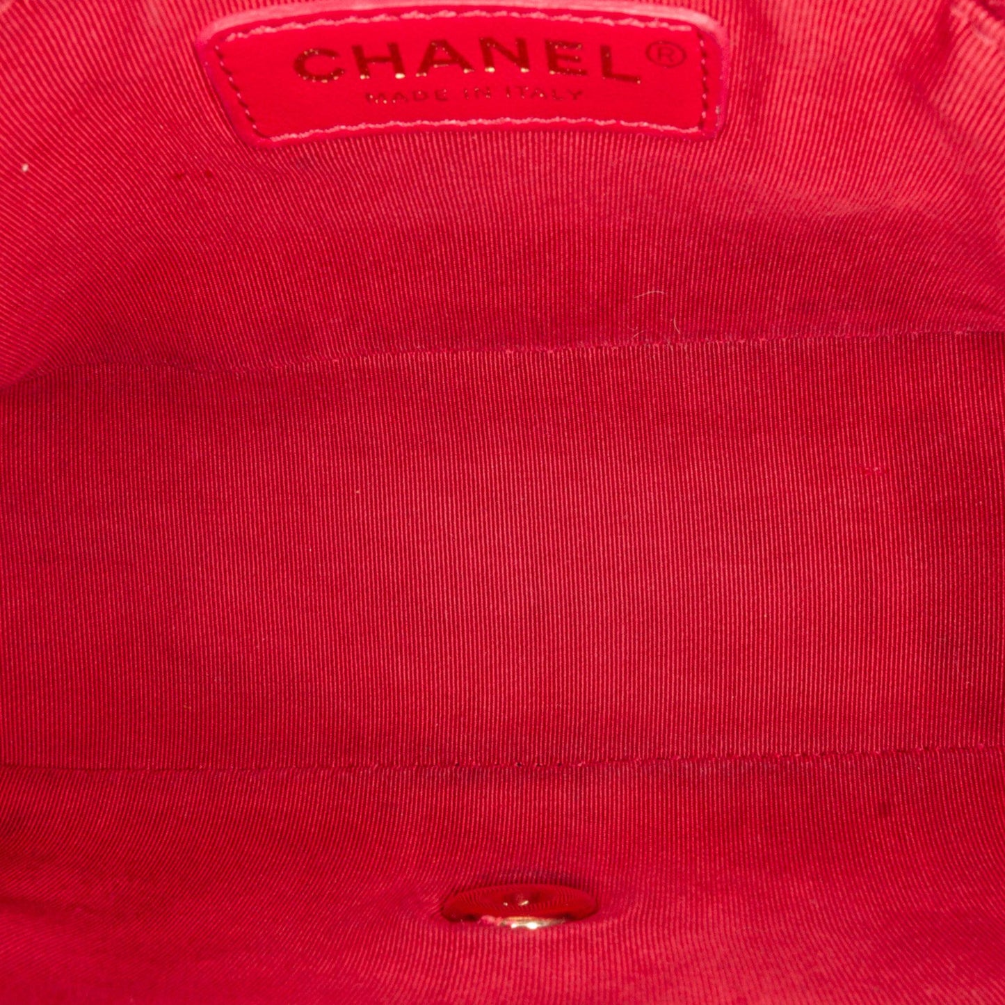 Chanel Large Lambskin Twist Chain Enamel CC Flap
