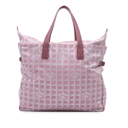 Chanel Large New Travel Line Nylon Tote