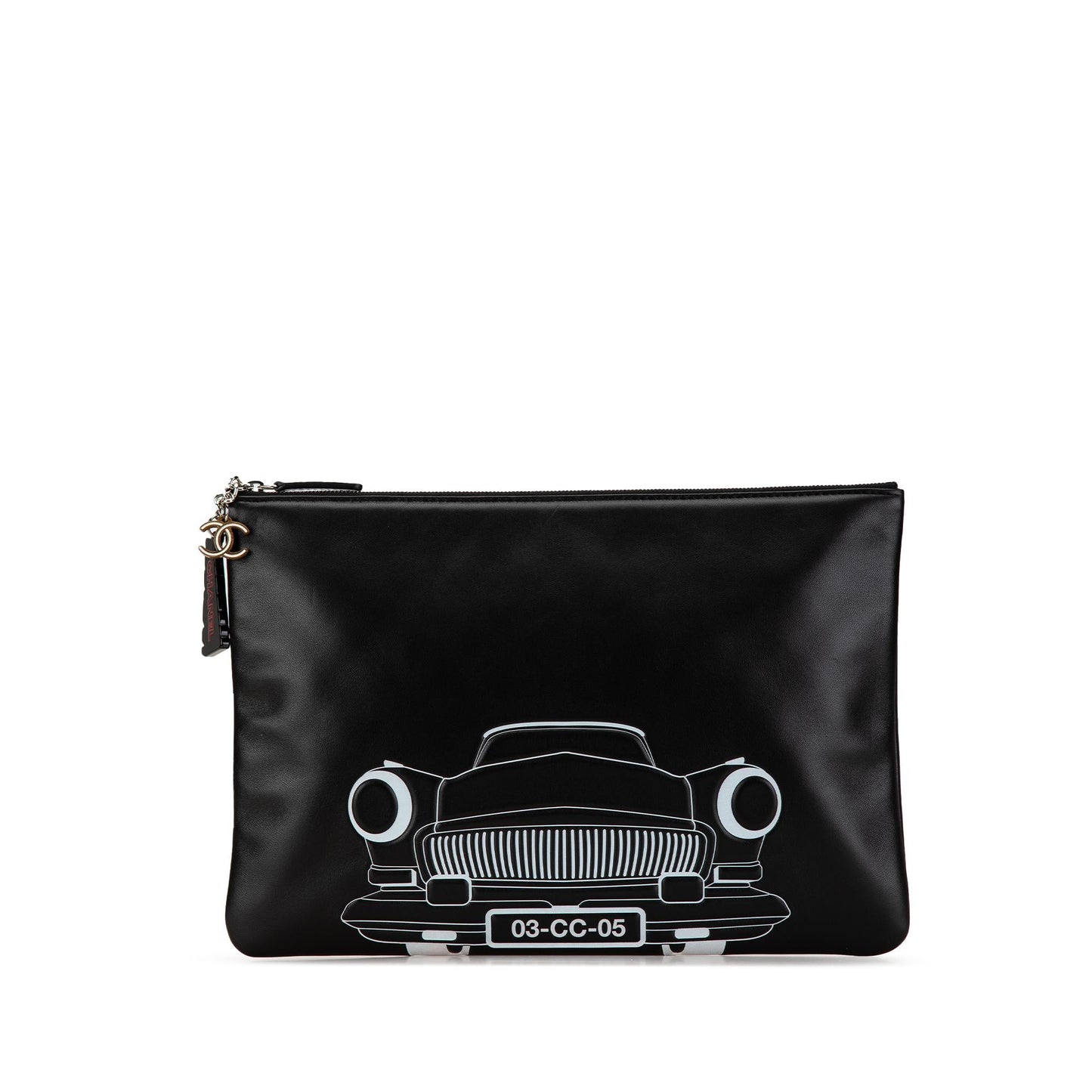 Chanel Large Printed Lambskin La Habana O Case Clutch (SHG-Zimn5u)