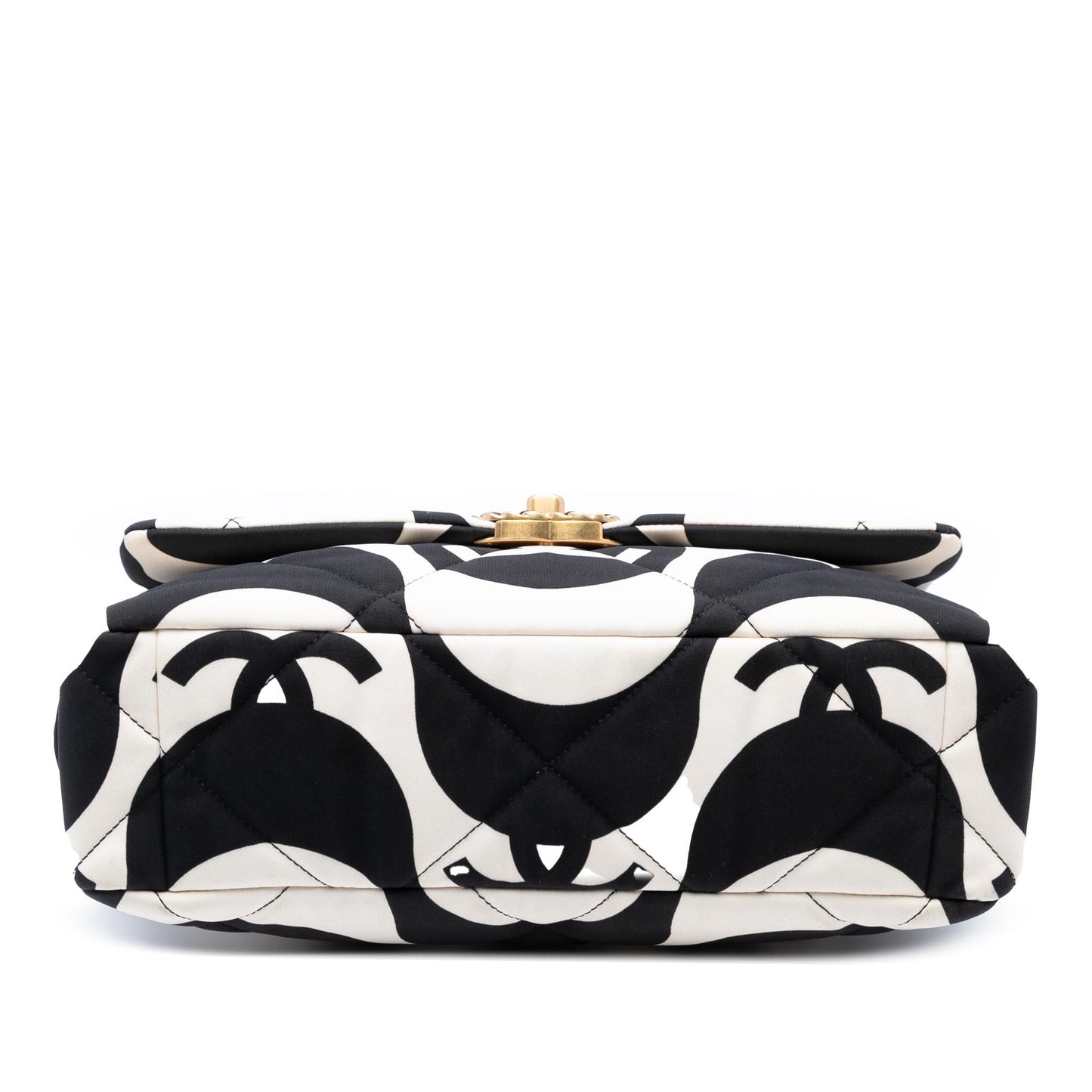 Chanel Large Printed Silk 19 Flap
