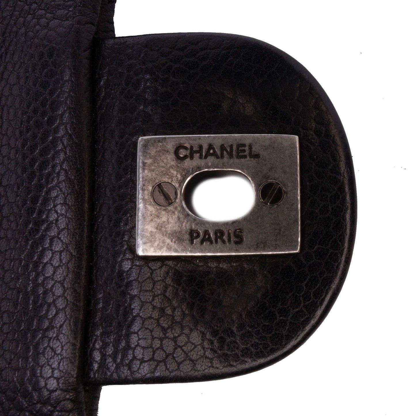 Chanel Large Quilted Caviar Now and Forever Flap