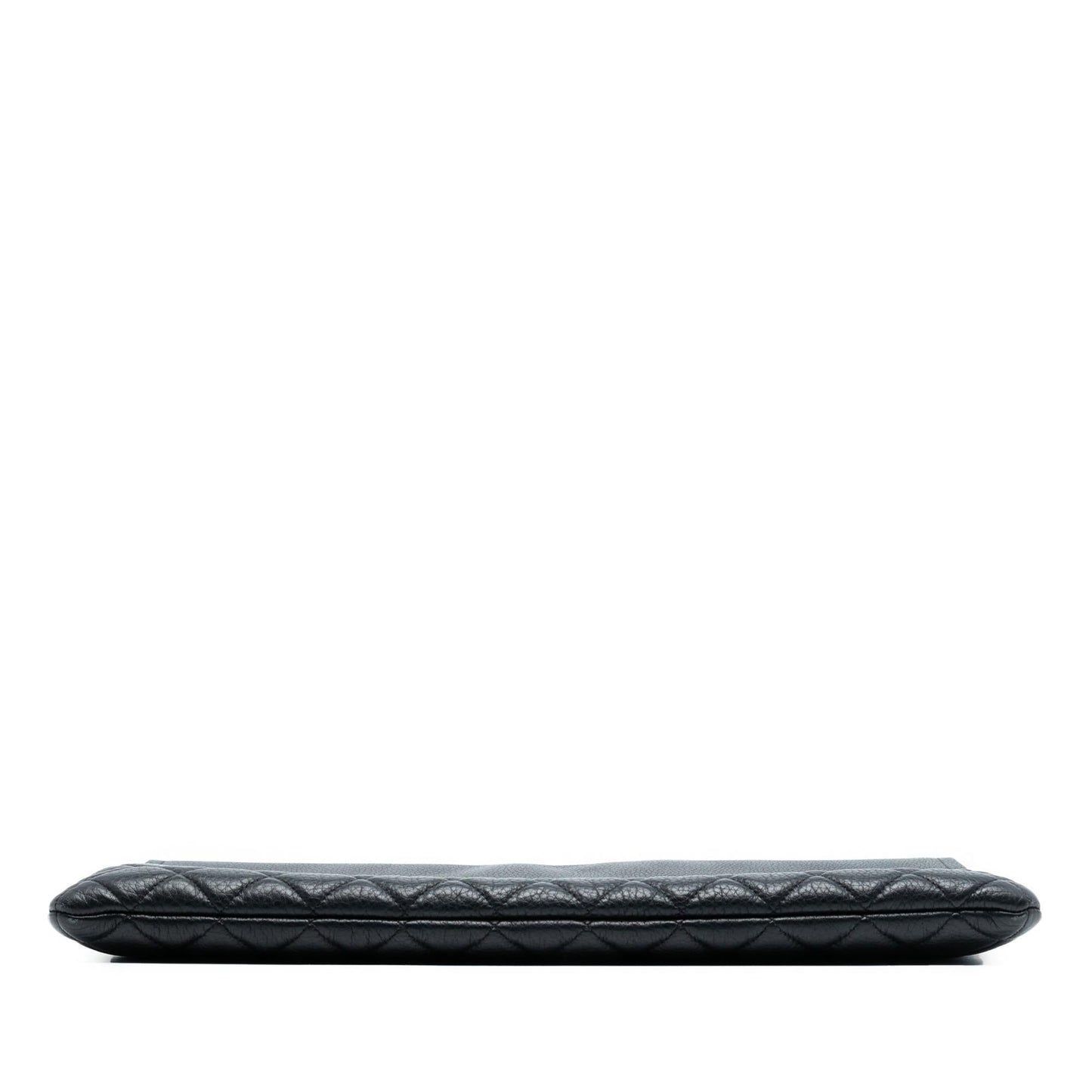 Chanel Large Quilted Grained Calfskin Archi Chic Cosmetic Case