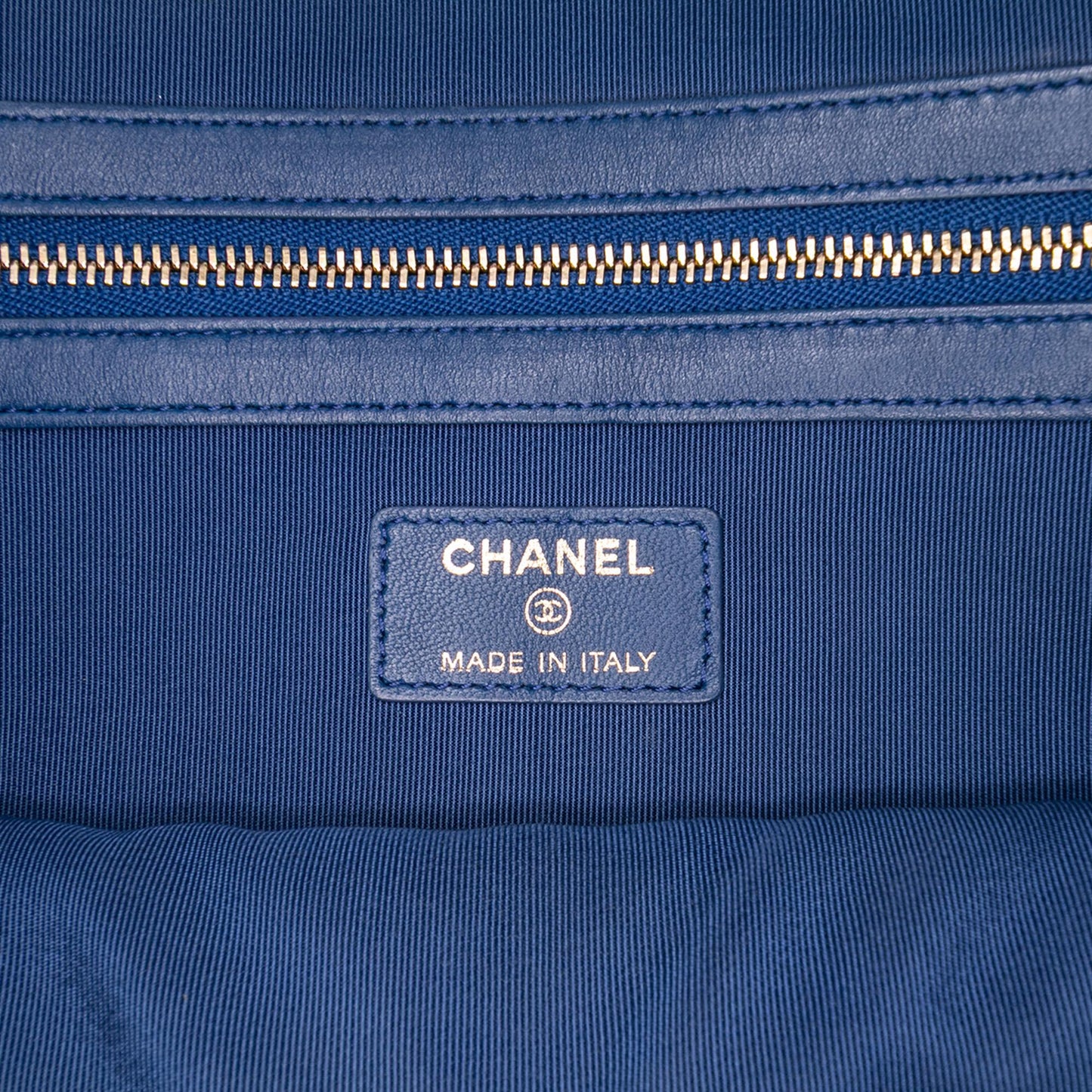 Chanel Large Quilted Lambskin O Case Clutch