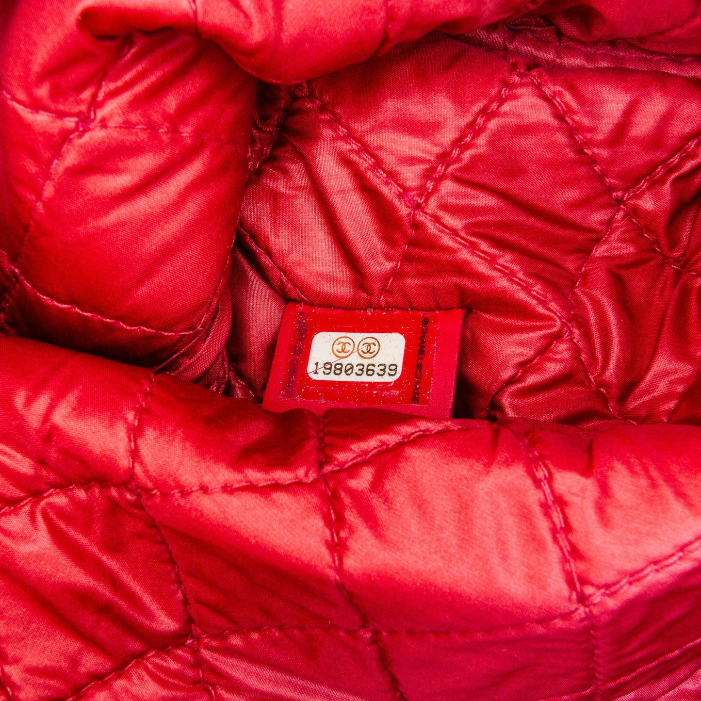 Chanel Large Quilted Patent O Case Clutch