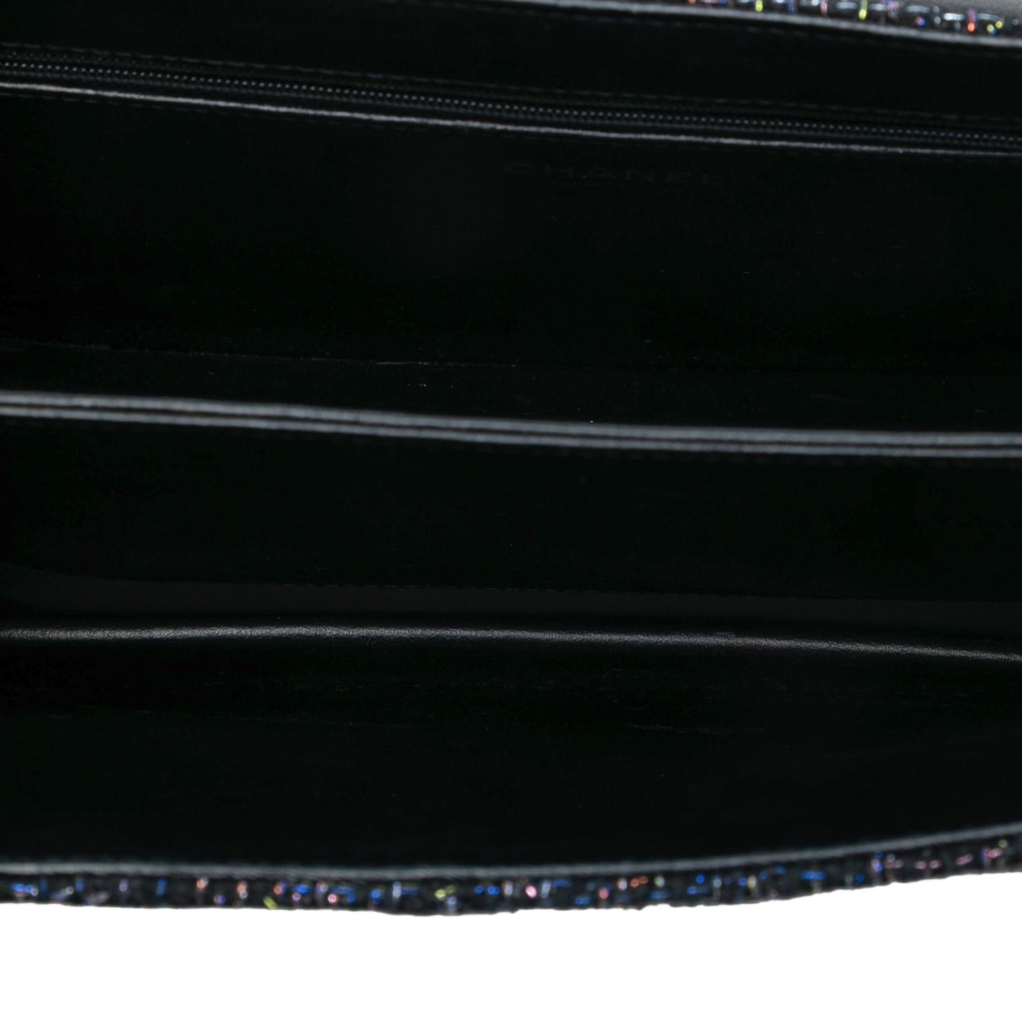 Chanel Large Quilted Tweed Beauty Lock Flap