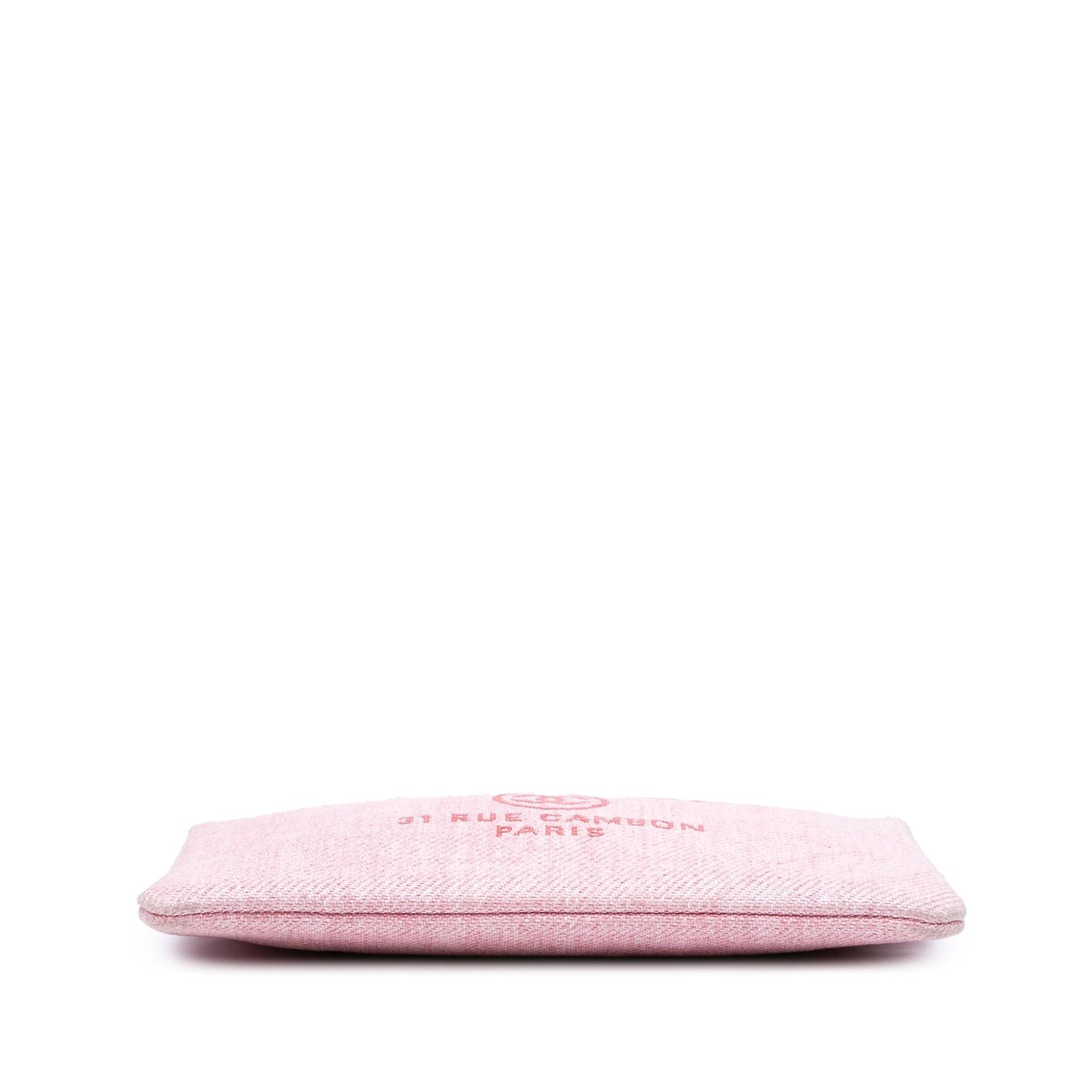 Chanel Large Raffia Deauville O Case Clutch