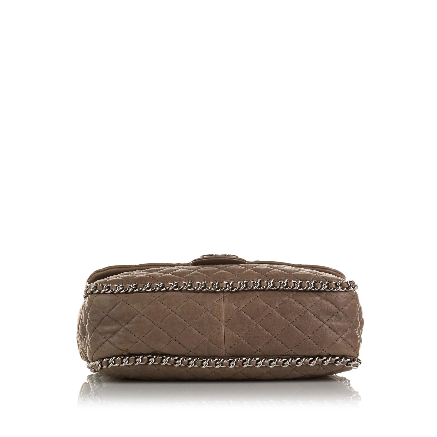Chanel Maxi Chain Around Lambskin Single Flap Bag (SHG-D4hksv)