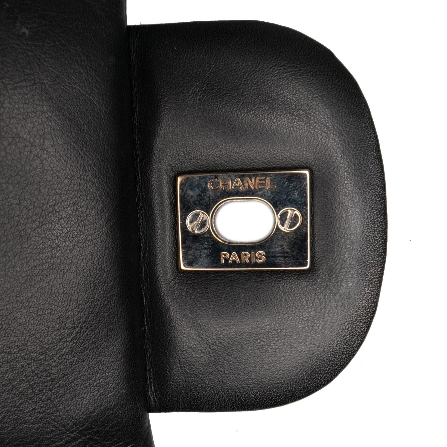 Chanel Maxi Classic Chevron Patent Single Flap