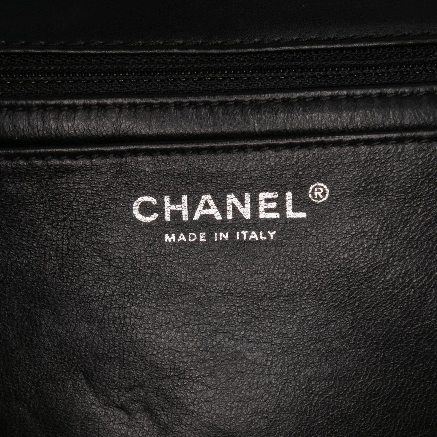 Chanel Maxi Classic Chevron Patent Single Flap