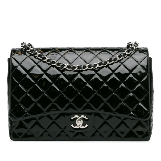 Luxury Chanel Maxi Classic Patent Double Flap (SHG-WJjEtr)
