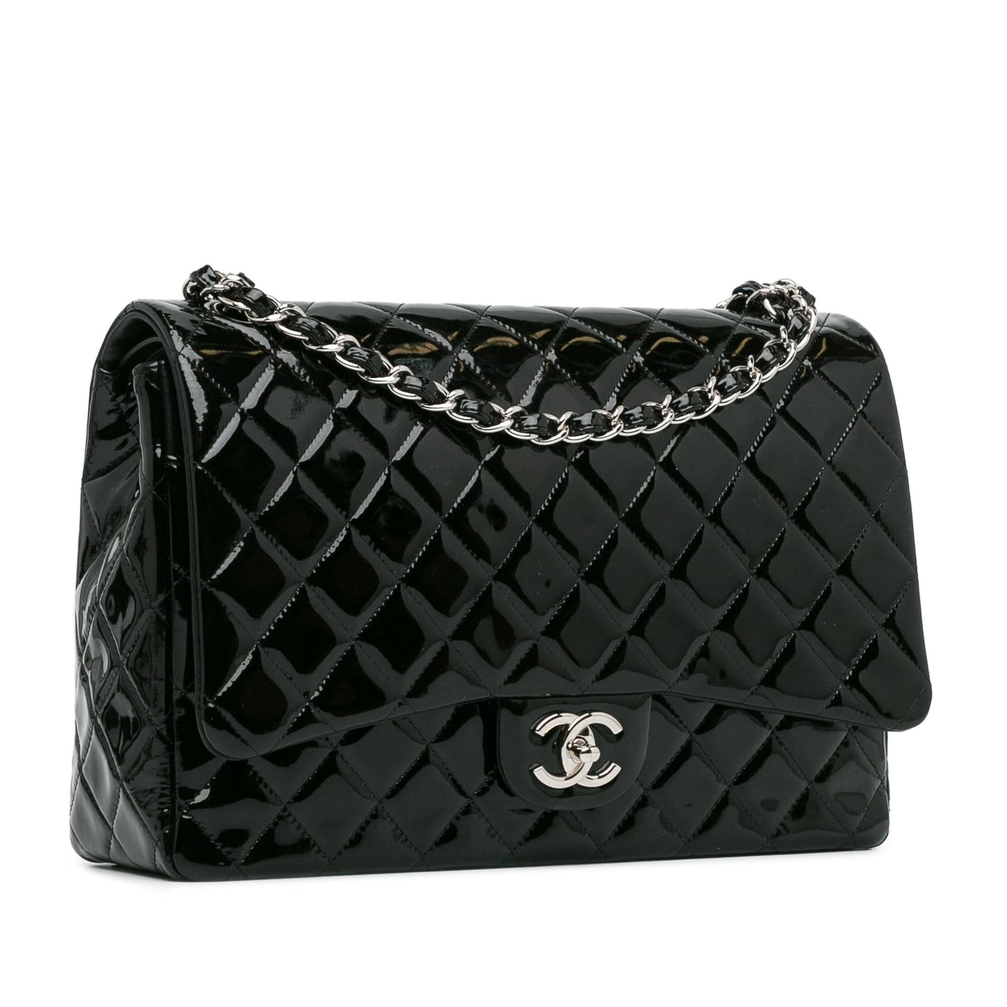 Luxury Chanel Maxi Classic Patent Double Flap (SHG-WJjEtr)