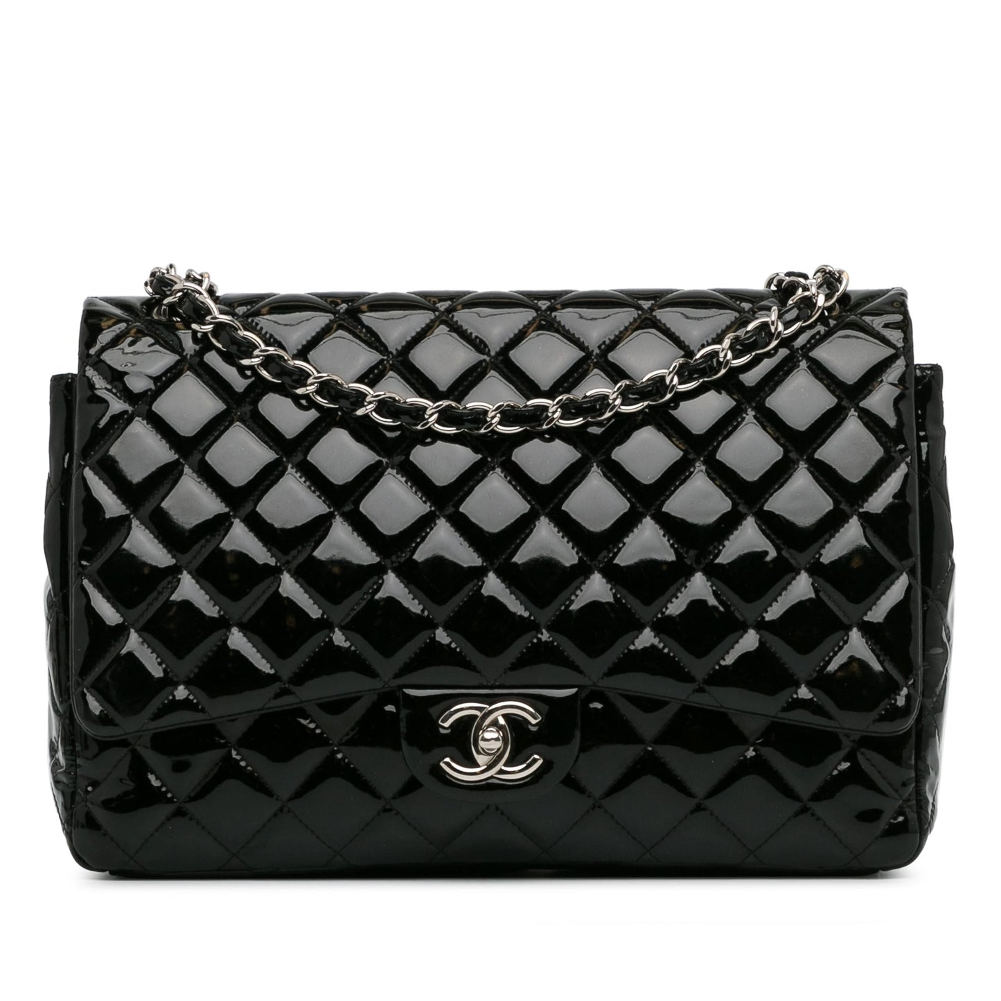 Luxury Chanel Maxi Classic Patent Double Flap (SHG-Kp6Vq5)