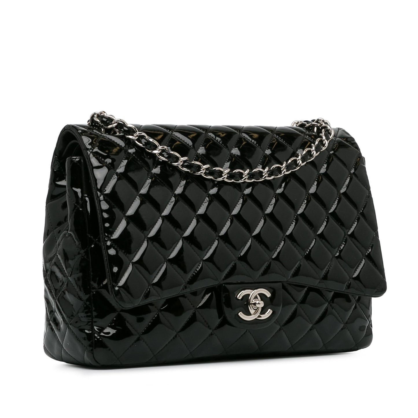 Luxury Chanel Maxi Classic Patent Double Flap (SHG-Kp6Vq5)