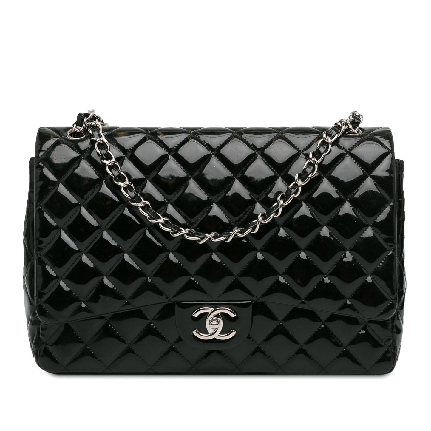 Luxury Chanel Maxi Classic Patent Double Flap (SHG-ZO43LK)