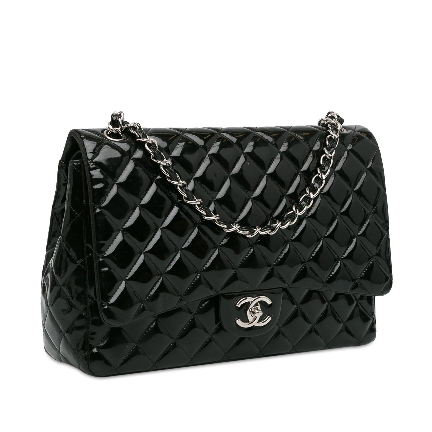 Luxury Chanel Maxi Classic Patent Double Flap (SHG-ZO43LK)
