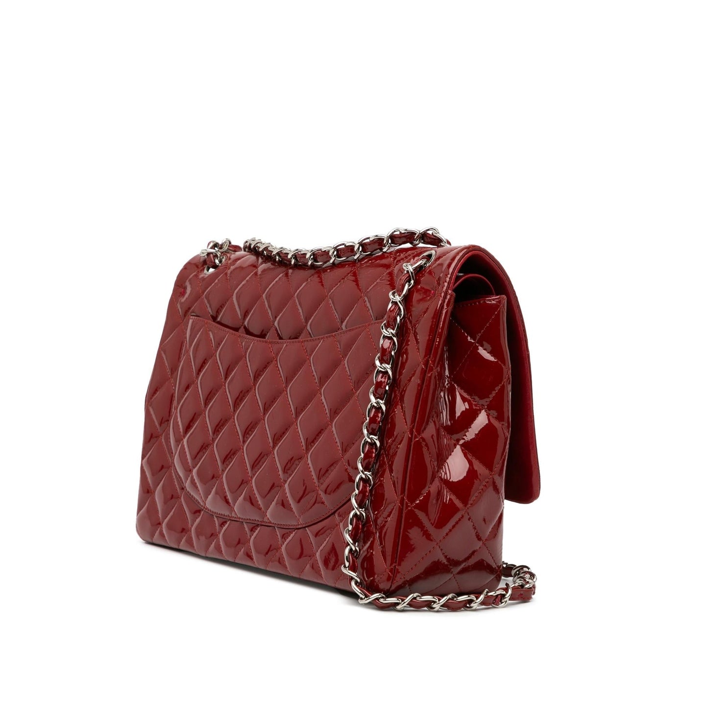 Luxury Chanel Maxi Classic Patent Double Flap (SHG-8hzTAy)