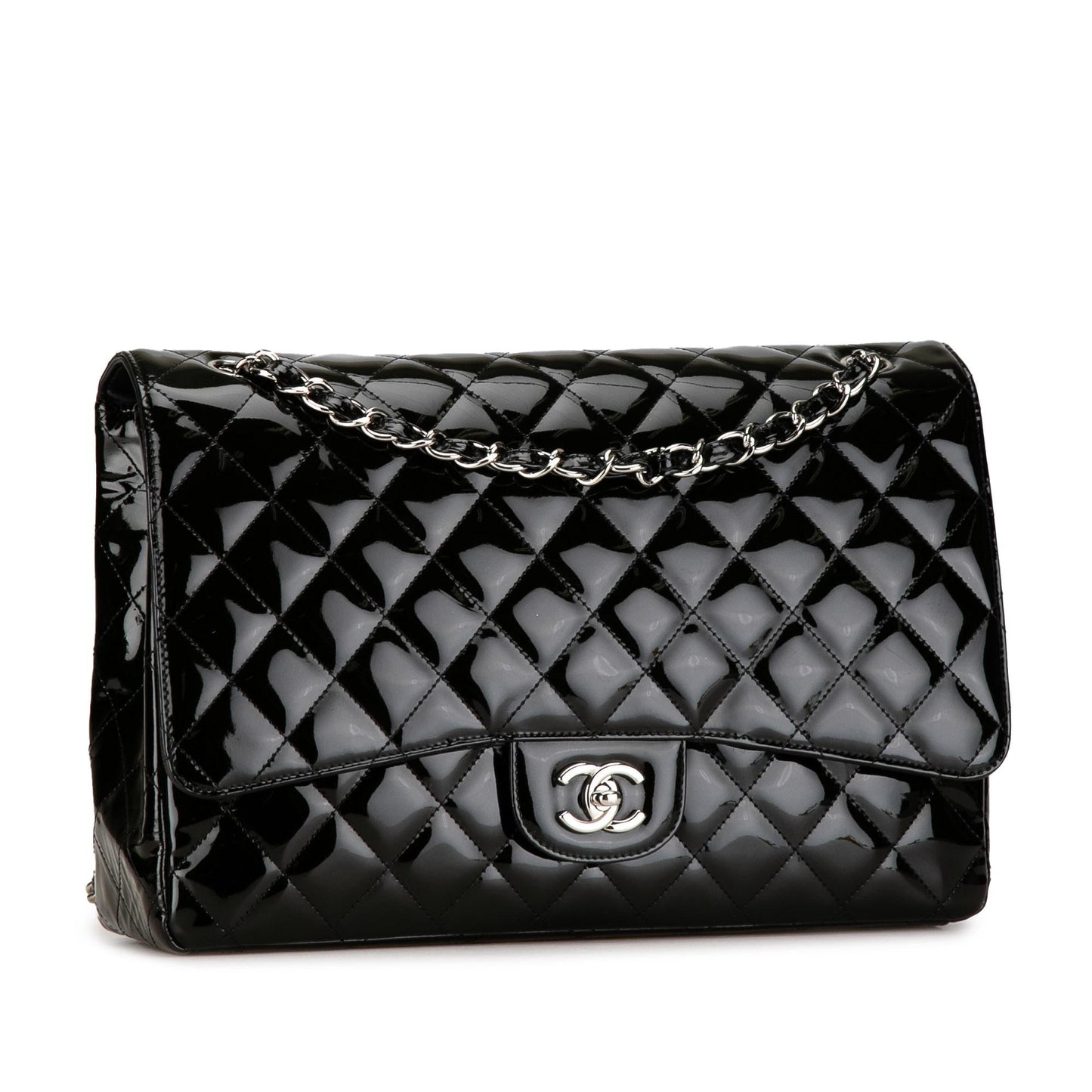 Luxury Chanel Maxi Classic Patent Single Flap (SHG-eigFNa)