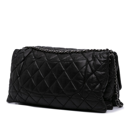 Chanel Maxi Quilted Lambskin 3 Flap