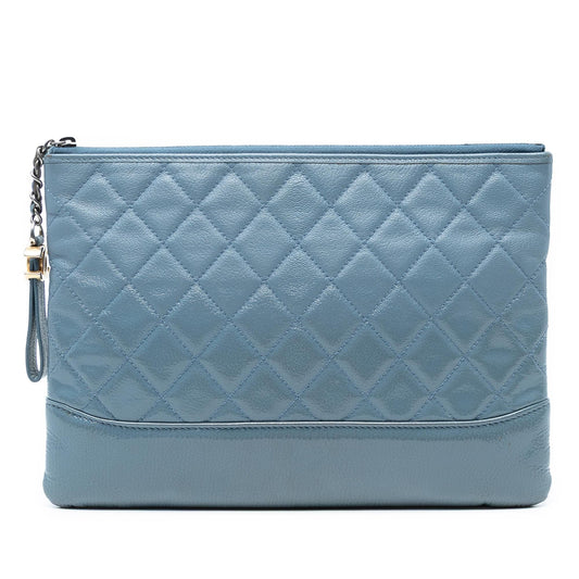 Chanel Medium Aged Calfskin Gabrielle O Case Clutch