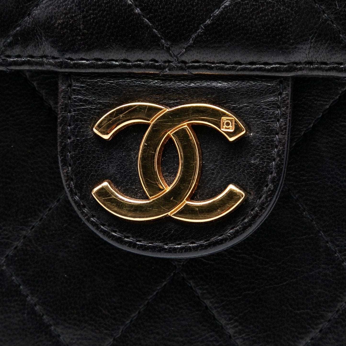 Chanel Medium CC Quilted Lambskin Single Flap