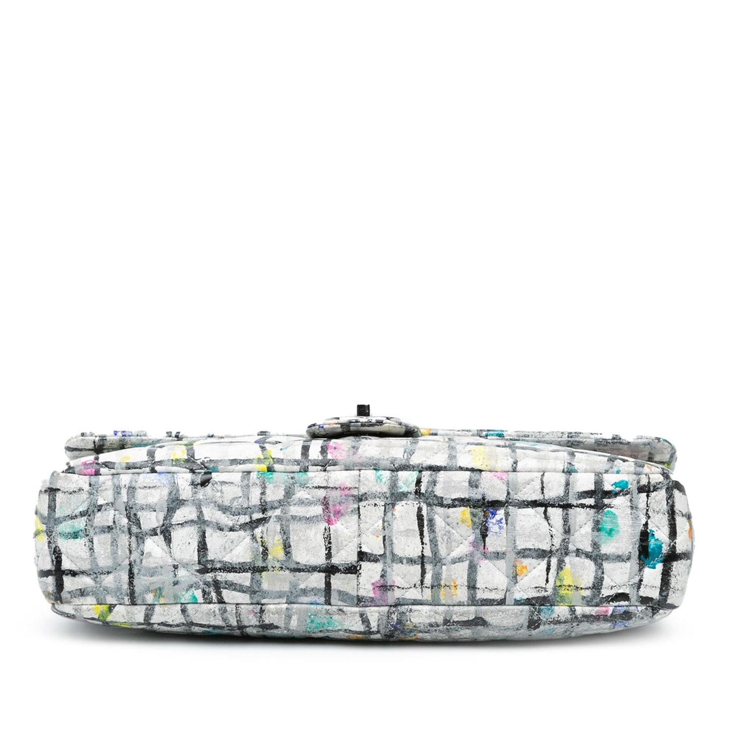 Chanel Medium Calfskin Hand Painted Graffiti Flap