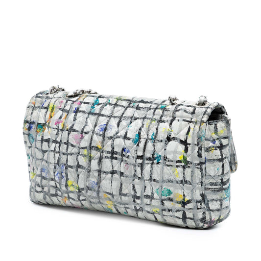 Chanel Medium Calfskin Hand Painted Graffiti Flap