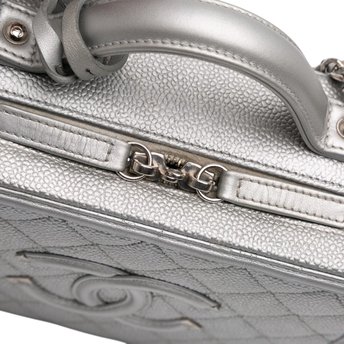 Chanel Medium Caviar CC Filigree Vanity Case