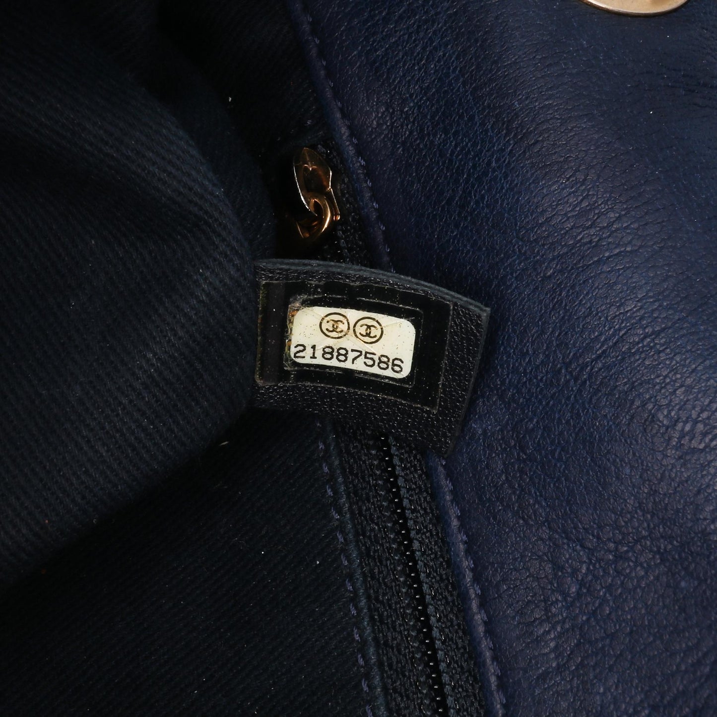 Chanel Medium Chevron Wrinkled Calfskin Medallion Charm Flap