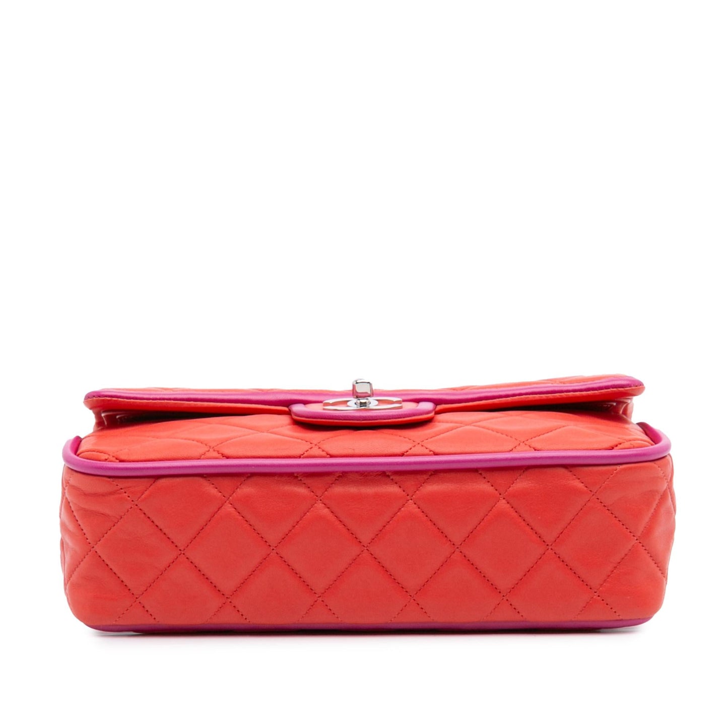 Chanel Medium Classic Bicolor Lambskin Double Flap
