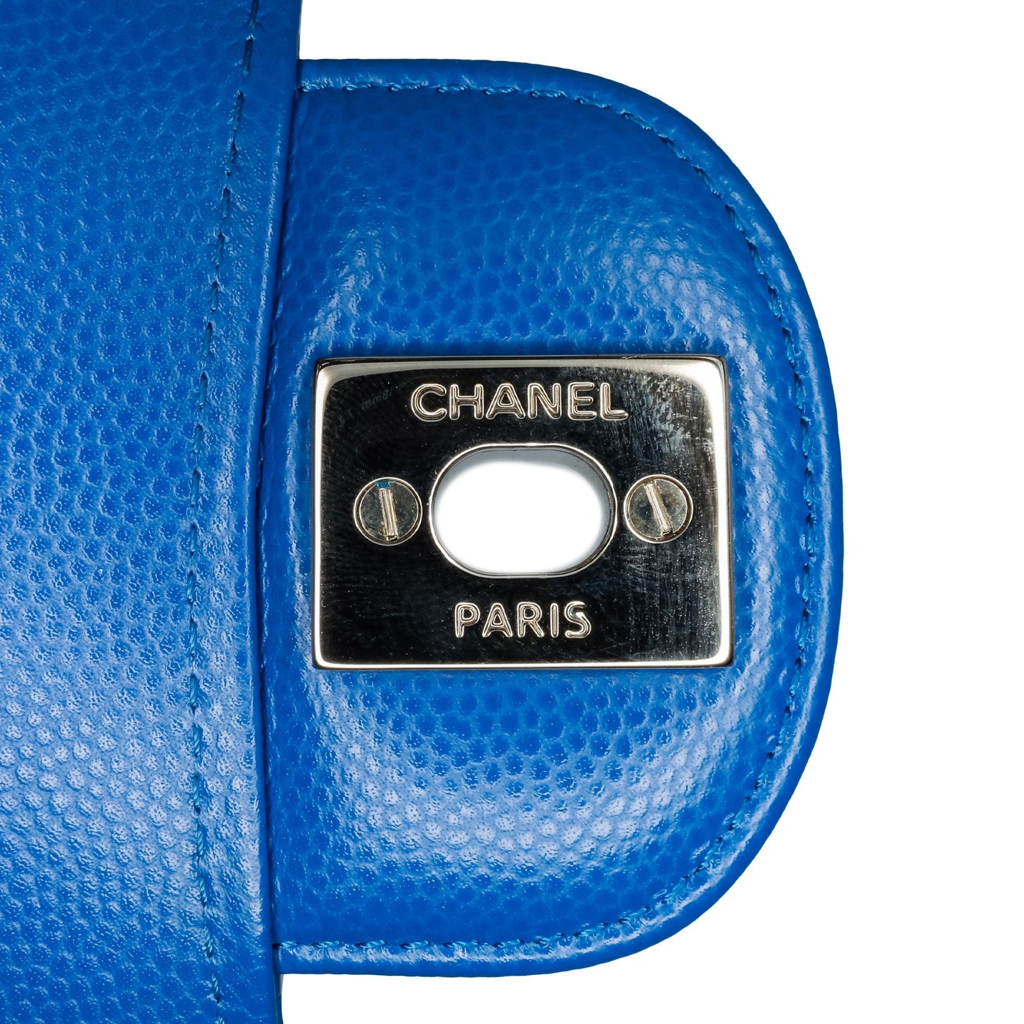 Chanel Medium Classic Chevron Caviar Double Flap