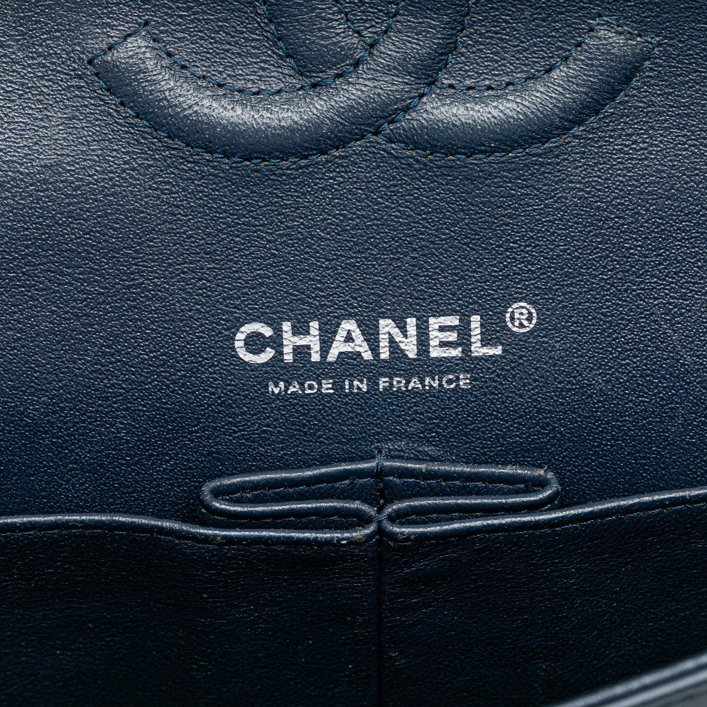 Chanel Medium Classic Chevron Patent Double Flap