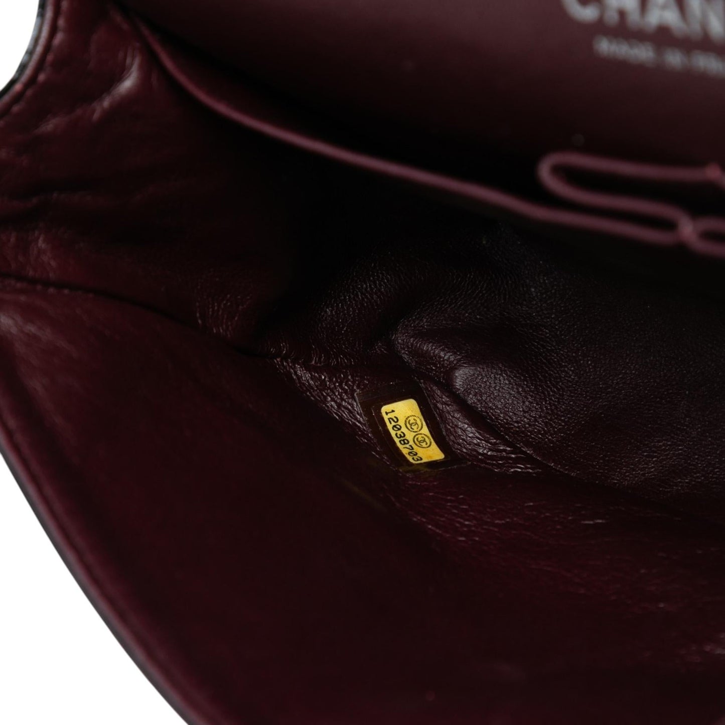 Chanel Medium Classic Distressed Patent Double Flap