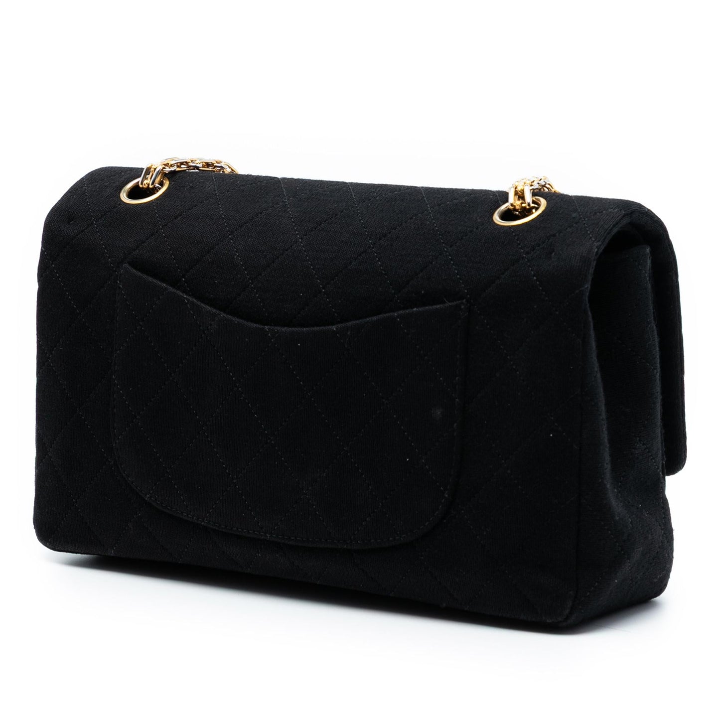 Chanel Medium Classic Jersey Bijoux Chain Double Flap