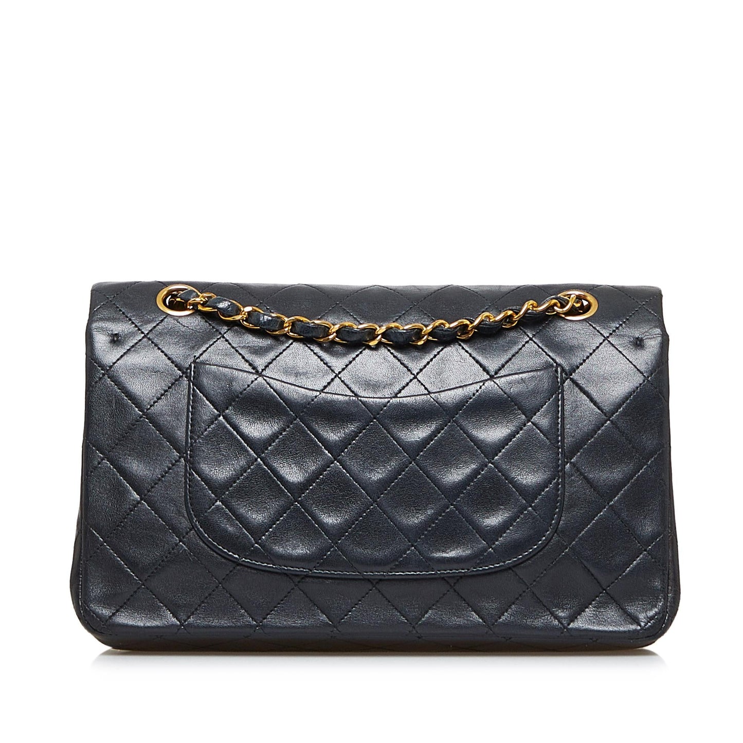 Chanel Medium Classic Lambskin Double Flap (SHG-QHtK2D)